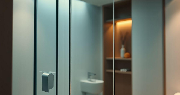 Porta de banheiro de vidro: como escolher a ideal para seu espaço